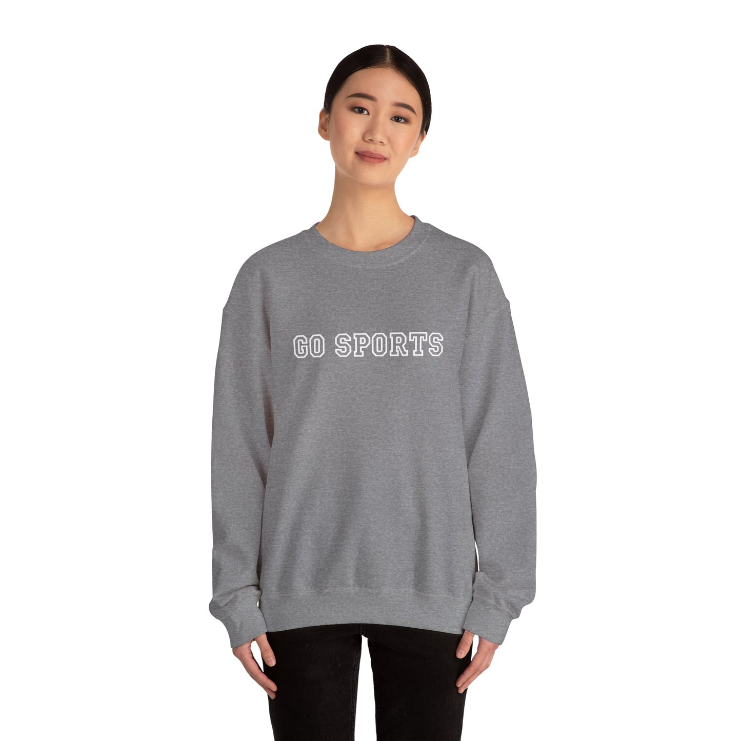 Go Sports Crewneck Sweatshirt - Funny Sport Lover Apparel