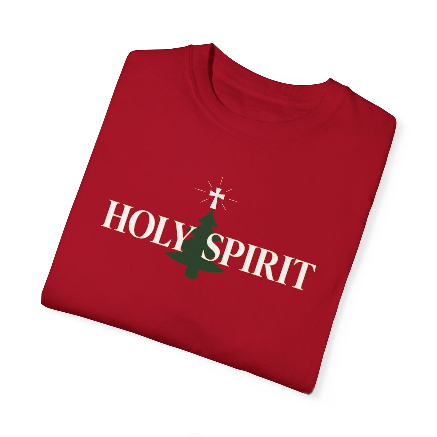 Holy Holiday Spirit | Christian Christmas Tree Unisex T-shirt