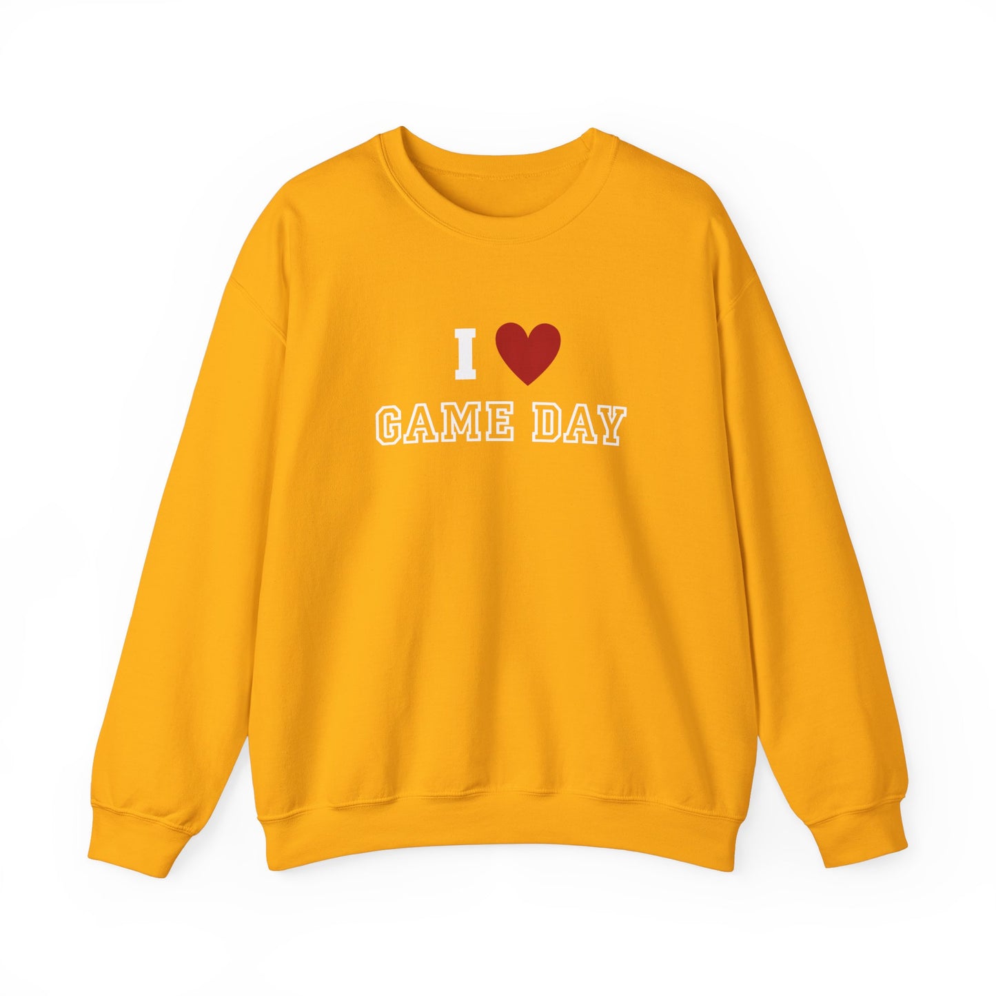 I Heart Game Day | Crewneck Sweatshirt Sporty Apparel