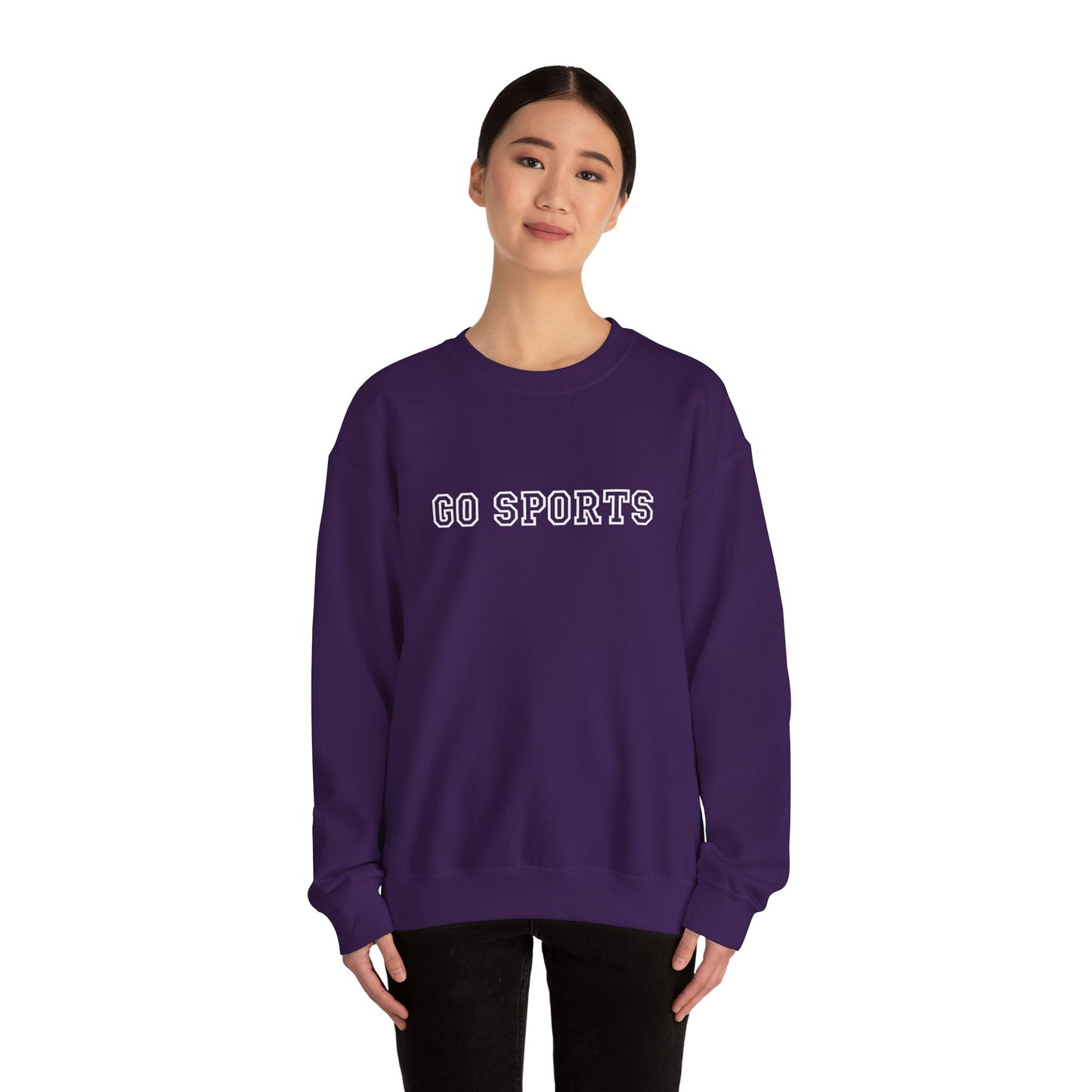 Go Sports Crewneck Sweatshirt - Funny Sport Lover Apparel