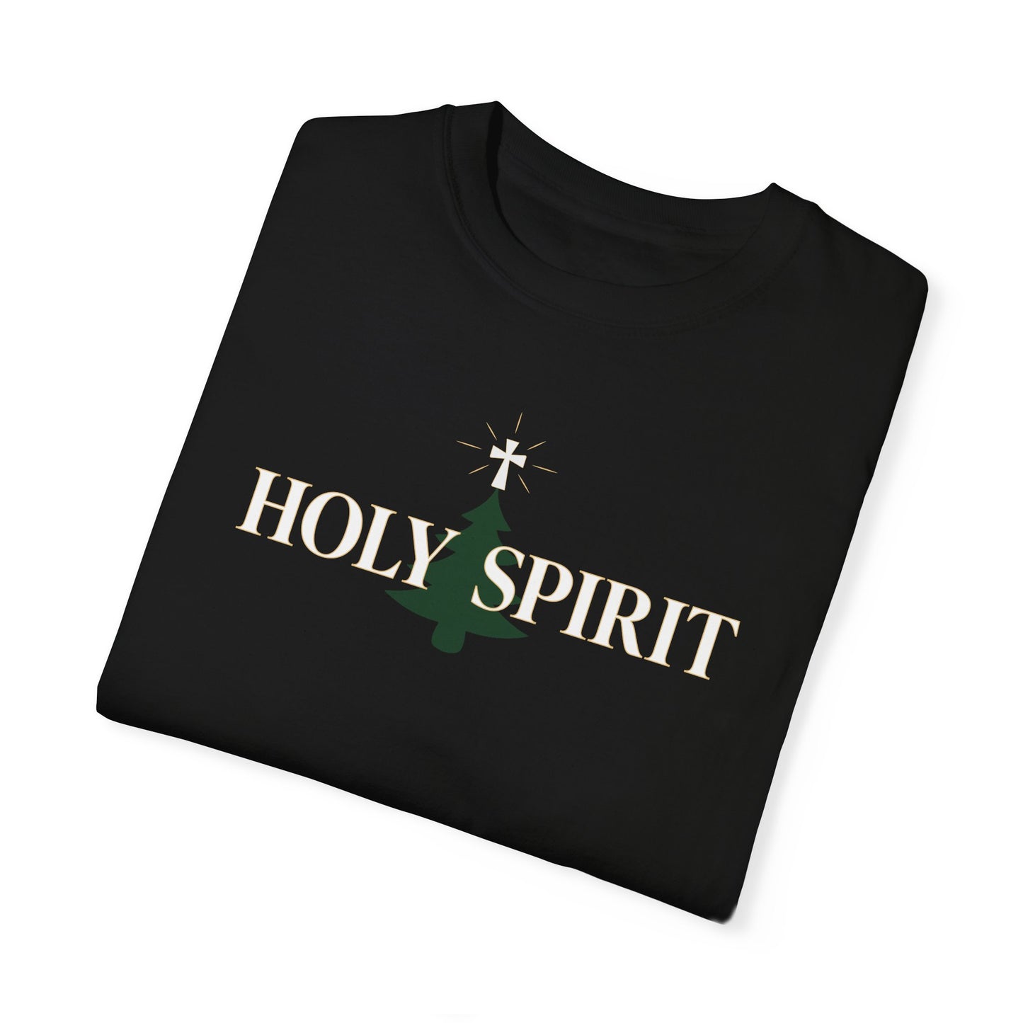 Holy Holiday Spirit | Christian Christmas Tree Unisex T-shirt