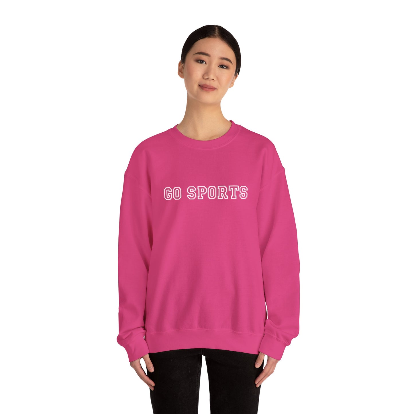 Go Sports Crewneck Sweatshirt - Funny Sport Lover Apparel