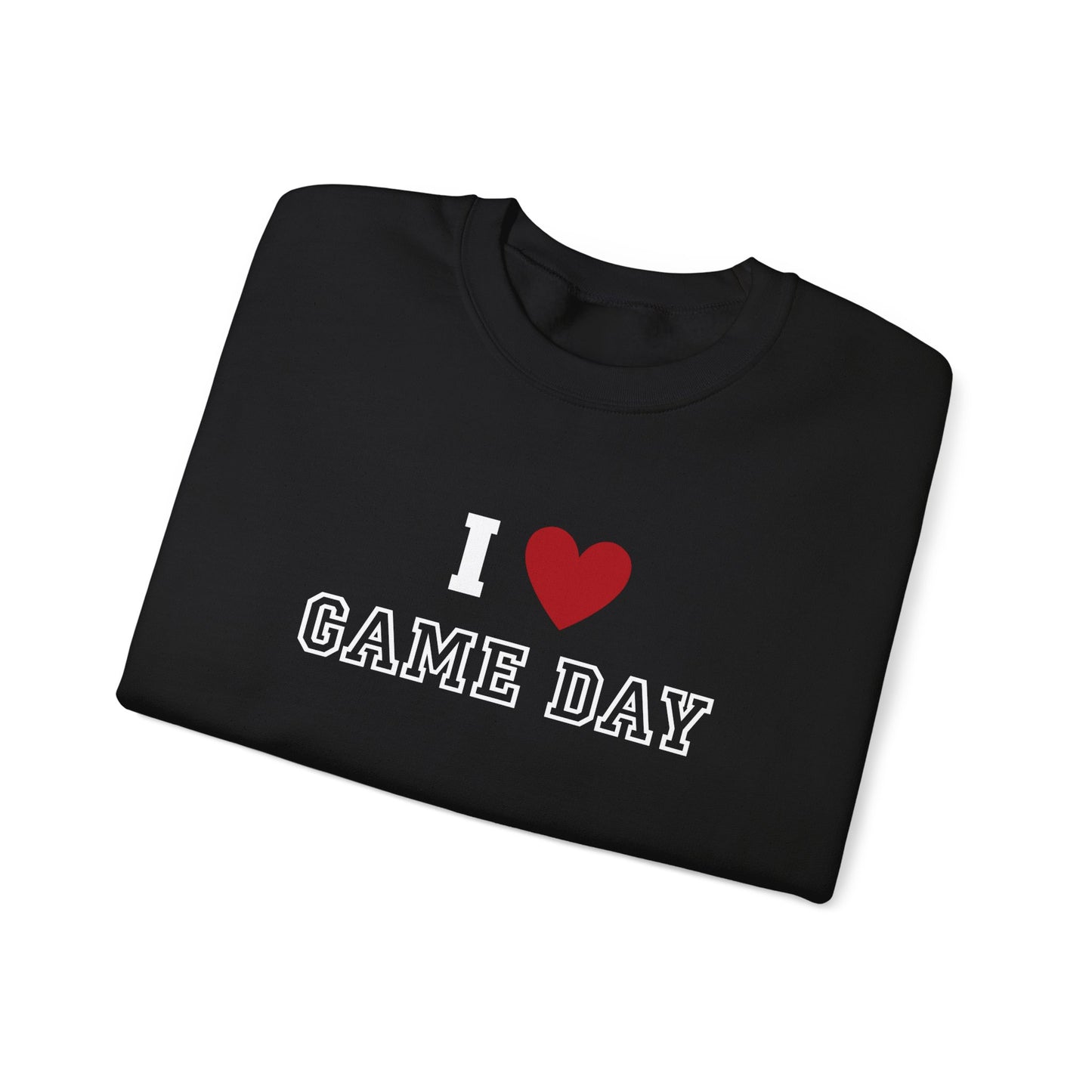 I Heart Game Day | Crewneck Sweatshirt Sporty Apparel