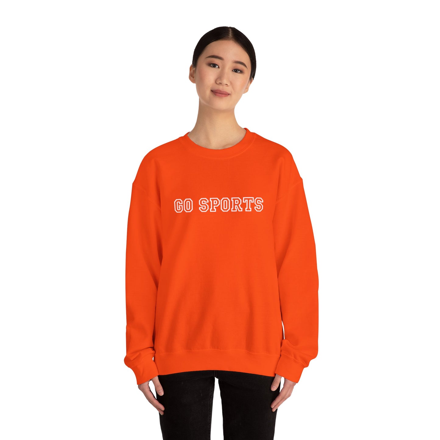 Go Sports Crewneck Sweatshirt - Funny Sport Lover Apparel