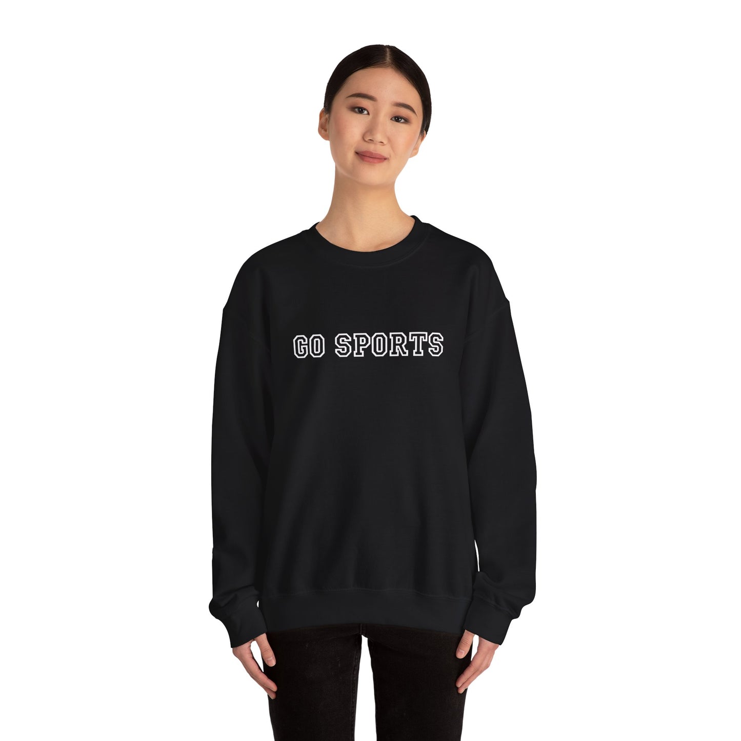 Go Sports Crewneck Sweatshirt - Funny Sport Lover Apparel