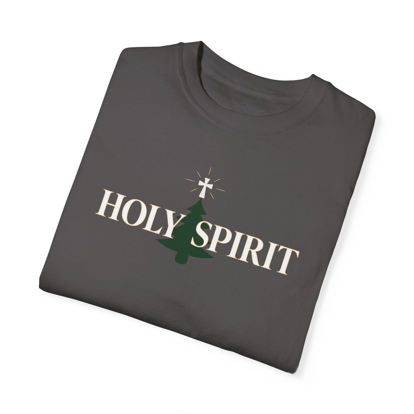 Holy Holiday Spirit | Christian Christmas Tree Unisex T-shirt