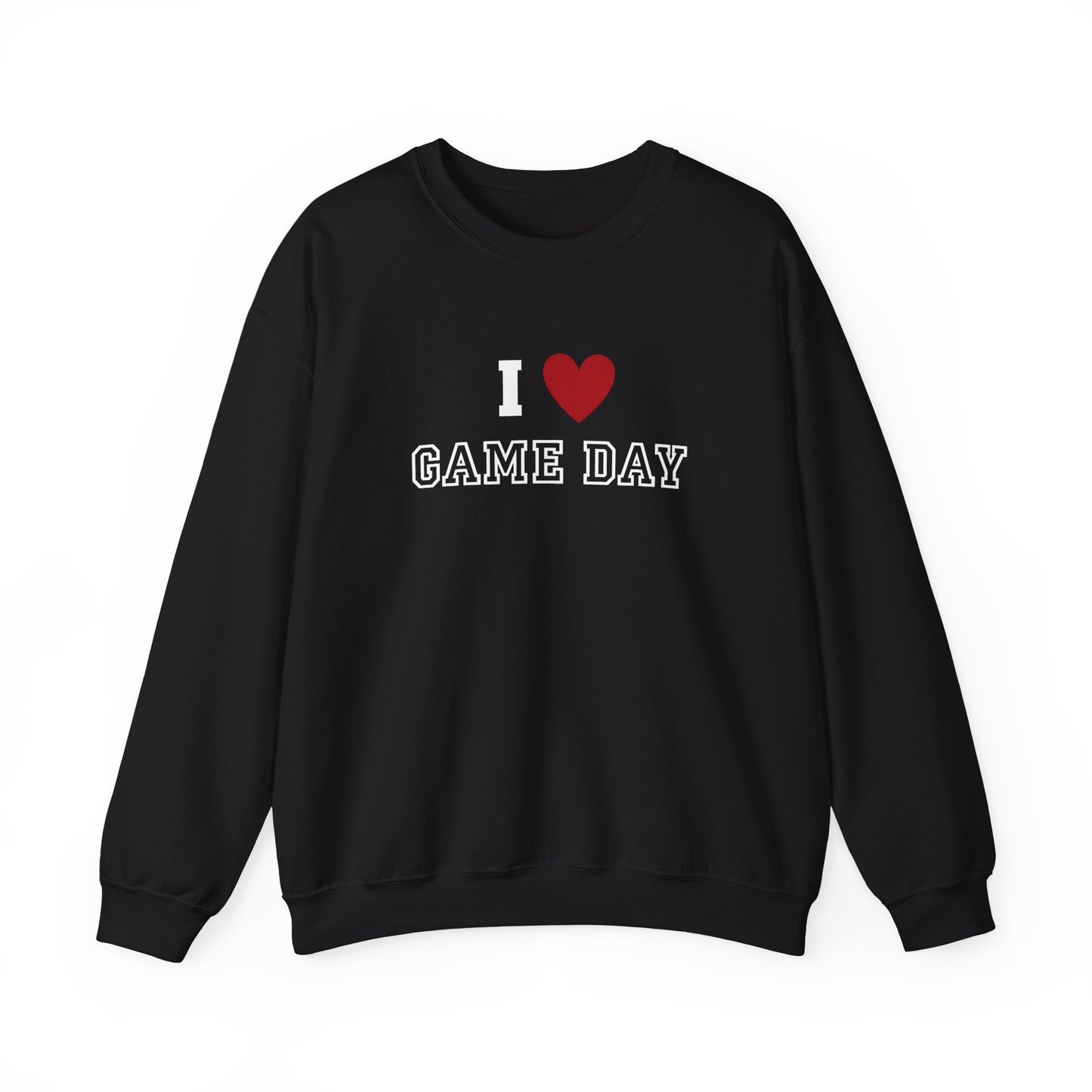 I Heart Game Day | Crewneck Sweatshirt Sporty Apparel