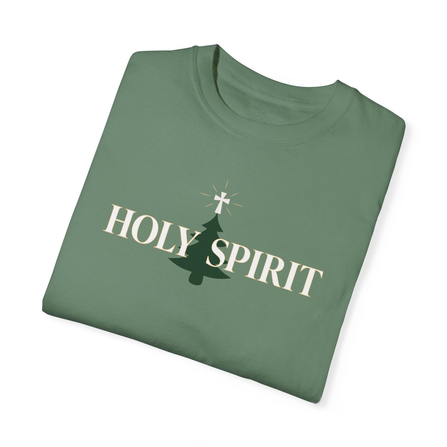 Holy Holiday Spirit | Christian Christmas Tree Unisex T-shirt