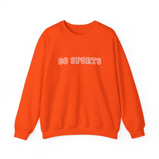 Go Sports Crewneck Sweatshirt - Funny Sport Lover Apparel