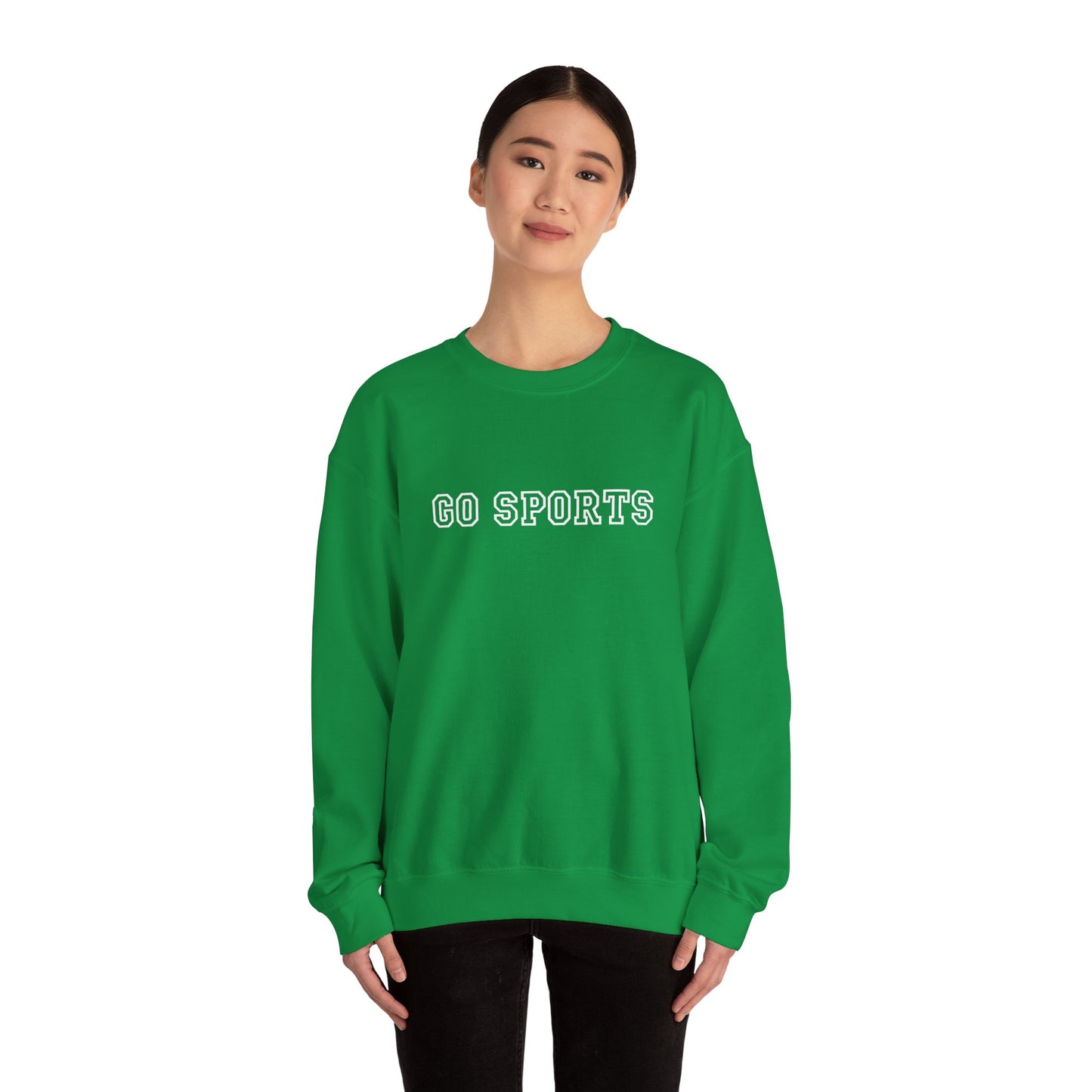 Go Sports Crewneck Sweatshirt - Funny Sport Lover Apparel