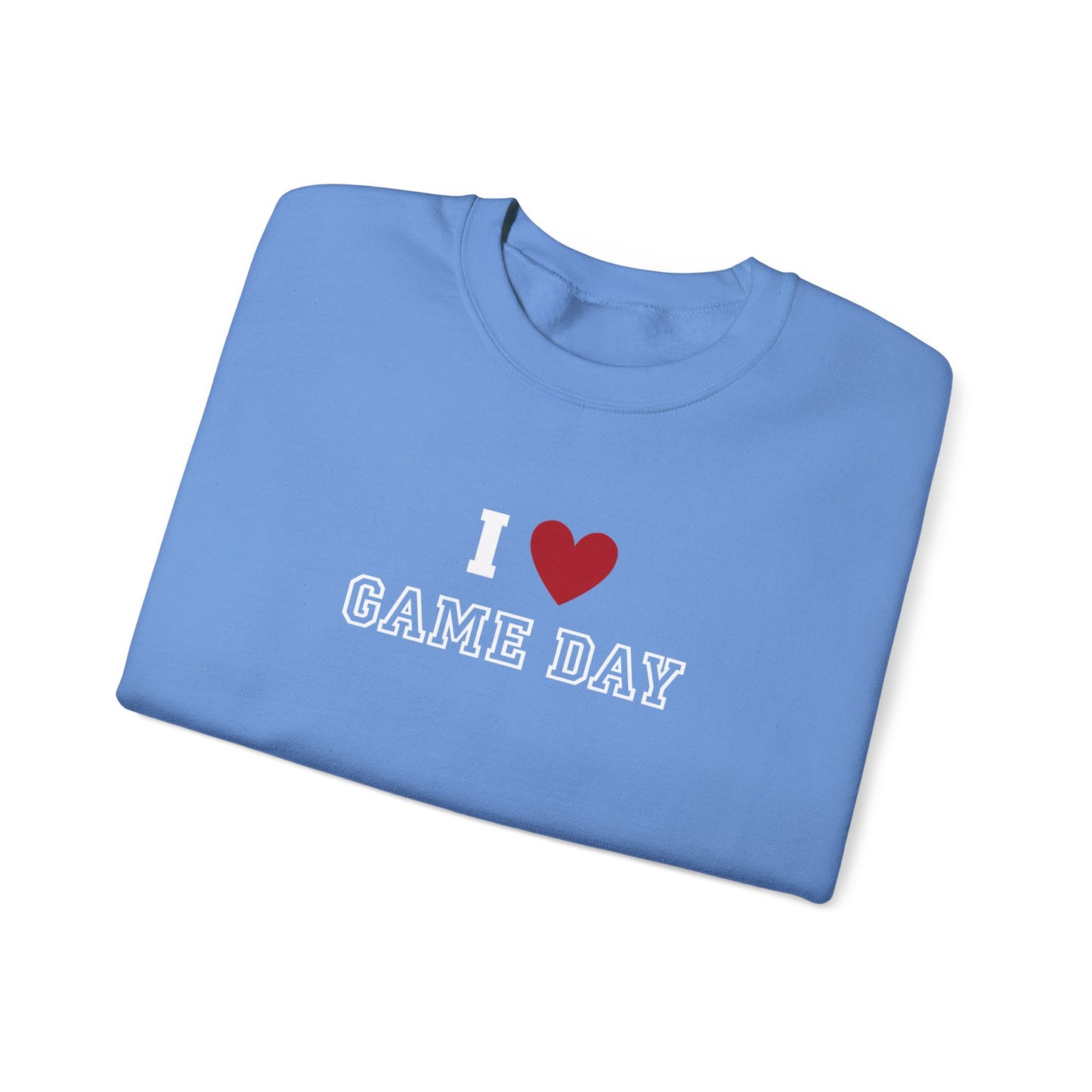 I Heart Game Day | Crewneck Sweatshirt Sporty Apparel